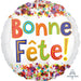 Bonne Fete Dots Balloon Pack - 40 Round 18" Helium Balloons