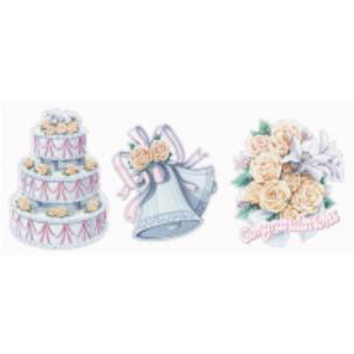 Bridal Shower Cutout Decorations - 3 Pack, 18 Inches