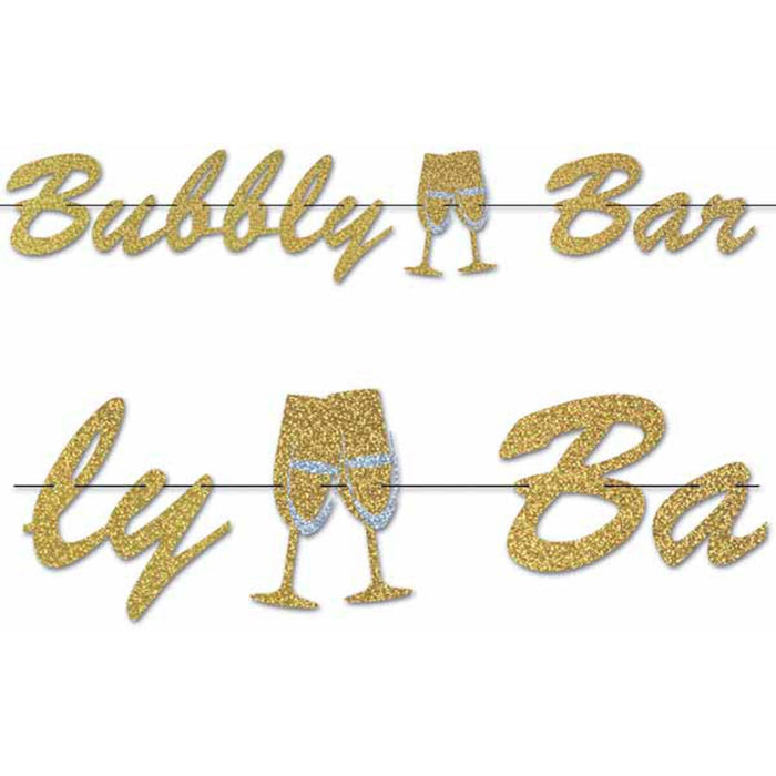 "Bubbly Bar Streamer - 7 1/2"X 5'"