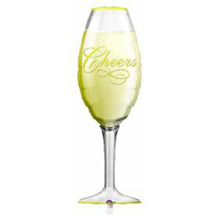 Bubbly Wine Glass With Unique 38" Shape (P30 Pkg)