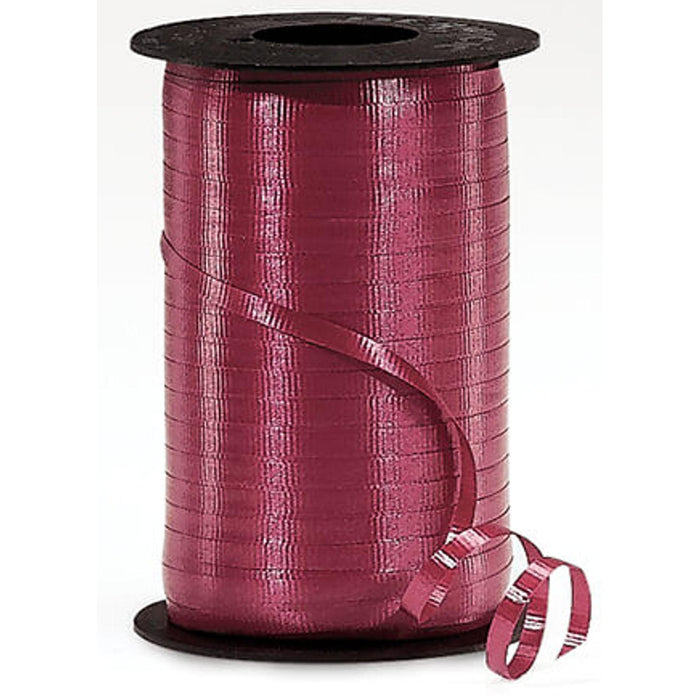 "Burgundy Marsala 500 Yds Curling Ribbon"