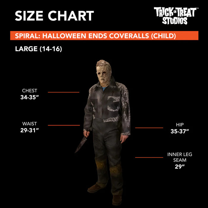 Trick or Treat Studios Halloween Ends Michael Myers Child Coveralls - Embrace the Horror in Style!