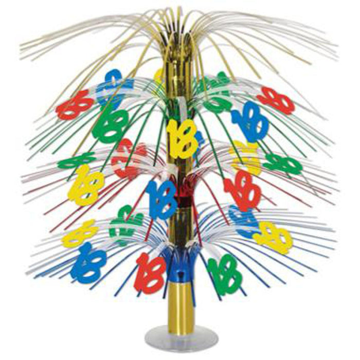 18 Cascade Centerpiece Festive 18th Birthday Décor (1/Pk)