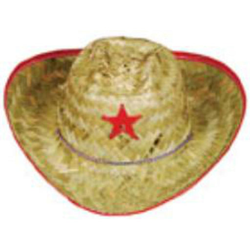 Child'S Cowboy Hat With Strap Asst (96/Cs)