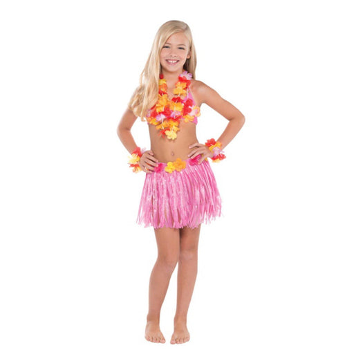 Child Hula Skirt Warm 5-Pack.