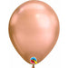 Qualatex 7" Chrome Rose Gold Latex Balloon (100/Pk)