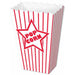 "Classic Stripe Paper Popcorn Boxes (8/Pkg)"