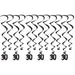 Vibrant 30-Inch Whirls Dynamic Party Decor for Celebrations (36/Pk)