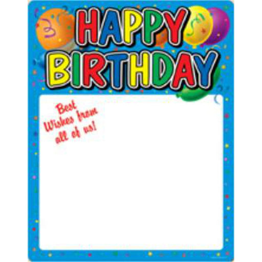 Colorful Bulk Party Guest List Tracker: 18"X23" (3/Pk)