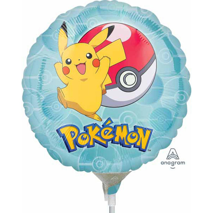 "Colorful Pokemon 9" Round Mylar Balloon"