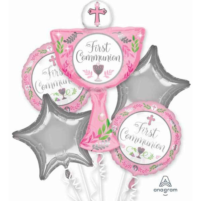 "Communion Day Girl Bouquet With Mini Bouquet (P75 Package)"