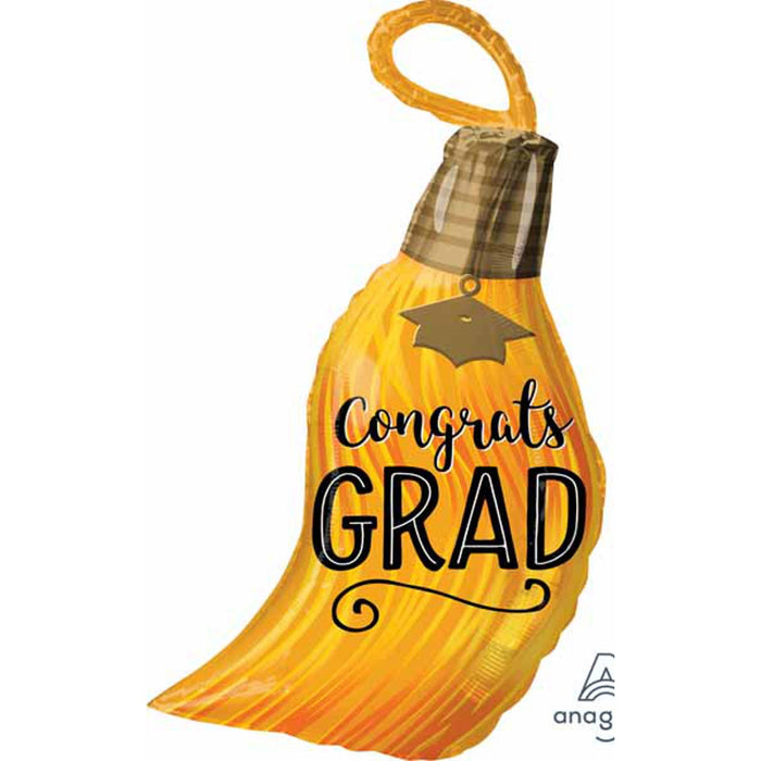 "Congrats Grad Tassel: 18" Xl Flat Design"