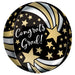 Congrats Grad Stars Balloon Package