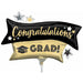 Congrats Grad Decoration Set - Gd/Bk