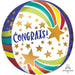 "Congrats Stars Orbz Balloon - 16" G20 Package"