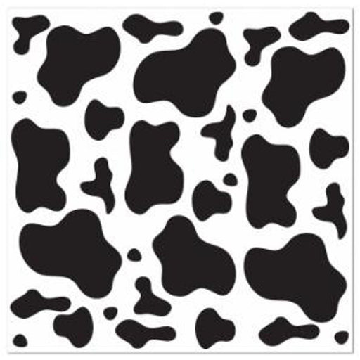 Cow Print Bandana, 22"X22" (1/Pkg)