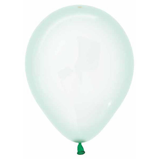 Crystal Pastel Green Latex Balloons 11" (100/Bg)