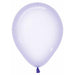 Crystal Pastel Lilac Latex Balloons - 100/Bg