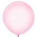 Crystal Pastel Pink 24" Latex Balloons (10/Bg)