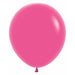 Deluxe Fuchsia 18" Latex Balloons (25/Bg)