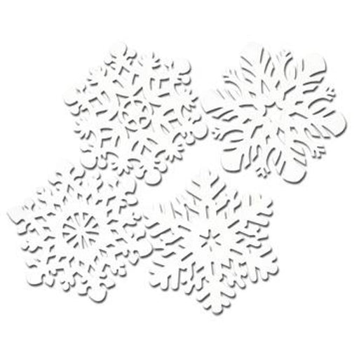 Die-Cut Snowflakes 15" 4/Pkg.