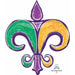 Elegant Fleur De Lis Wall Decor: 38" Shape P35 Pkg