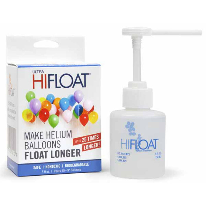 "Extend Balloon Float Time With Ultra Hi-Float 5 Oz. W/Pump 25-11""