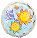 Chatterbox Get Well Soon 18-Inch Foil Balloon