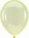 Crystal Clearz Yellow 11 Inch Latex Balloons, 100 Count