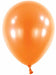 Metallic Tangerine 11 Inch Latex Balloons, 100 Count
