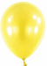 Anagram Metallic Sunshine Yellow 11-Inch Latex Balloons, 100 Count
