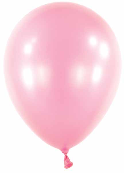 Anagram 11-Inch Pearl Pretty Pink Latex Balloons, 100 Count