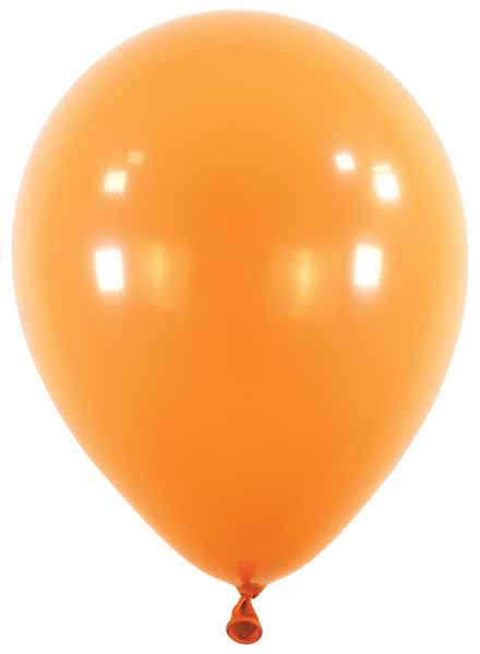Tangerine Orange 11 Inch Latex Balloons, 100 Count