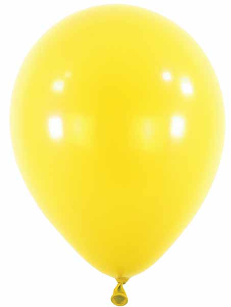 Anagram Sunshine Yellow 11 Inch Latex Balloons, 100 Count