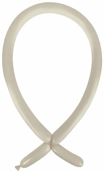 Grey 160 Latex Twisting Balloons, 100 Count
