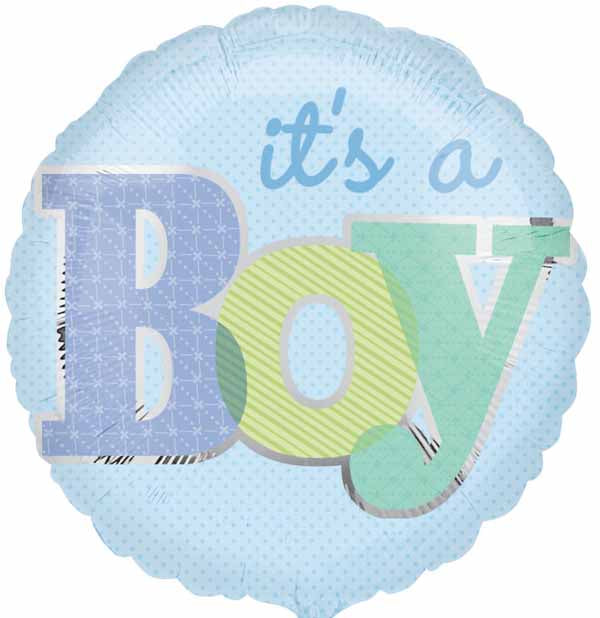 It's a Boy 18 Inch Foil Balloon