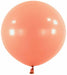 Fashion Coral 24-Inch Latex Balloons, 4-Pack