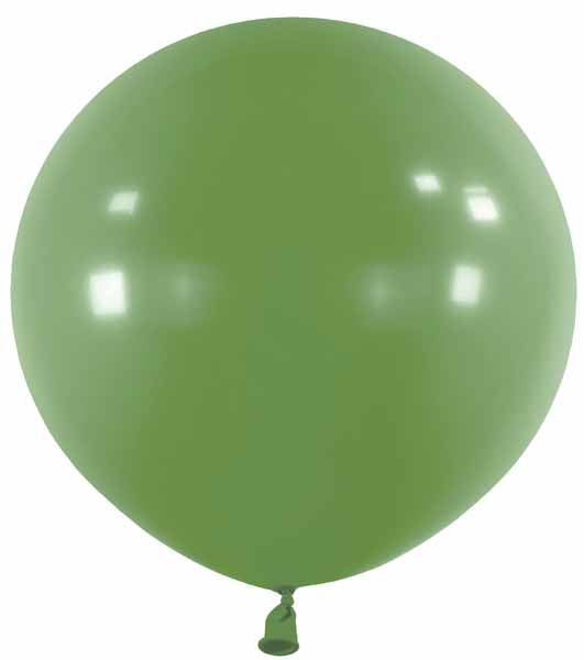 Anagram Eucalyptus Green 24-Inch Latex Balloons, 4-Pack
