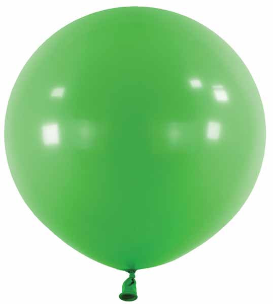 Anagram 24-Inch Festive Green Latex Balloons, 4-Pack