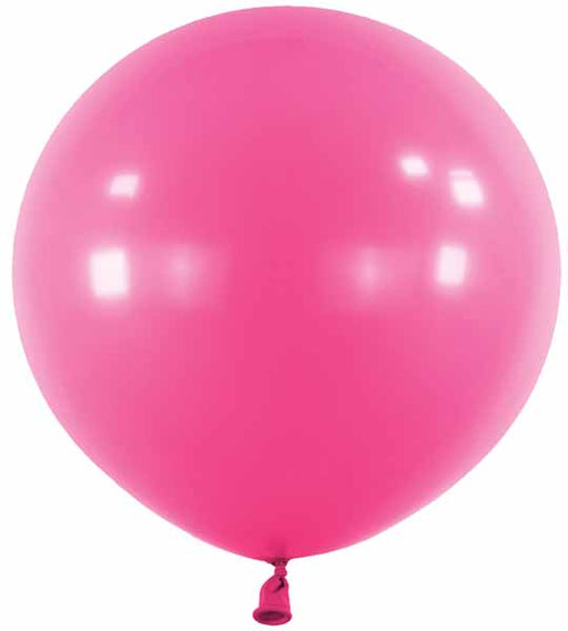 Hot Pink 24-Inch Latex Balloons, 4 Count
