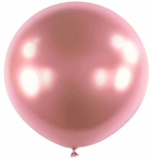 24-Inch Satin Luxe Flamingo Latex Balloons, 4-Pack