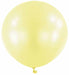 Anagram Macaron Lemon 24 Inch Latex Balloons, 4 Pack