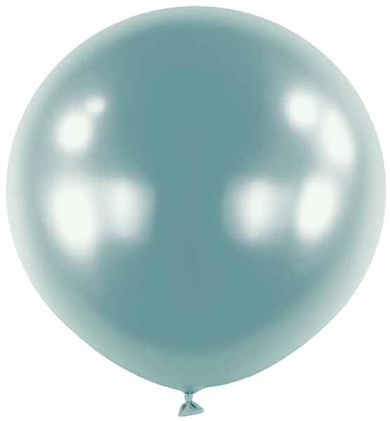 Anagram Luxe Pastel Blue 24-Inch Latex Balloons, 4 Pack