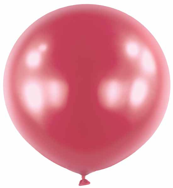 Anagram Satin Luxe Pomegranate 24-Inch Latex Balloons, 4 Count