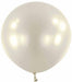 Anagram Metallic Silver 24-Inch Latex Balloons, 4 Pack