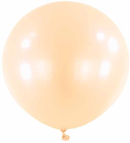 Anagram Peach 24 Inch Latex Balloons, 4 Count
