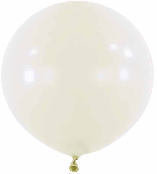 Anagram Frosty White 24 Inch Latex Balloons, 4 Pack