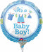 BOY SHOWER WITH LOVE 9" A15 MYLAR