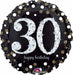 Sparkling 30th Birthday 18 Inch Holographic Foil Balloon
