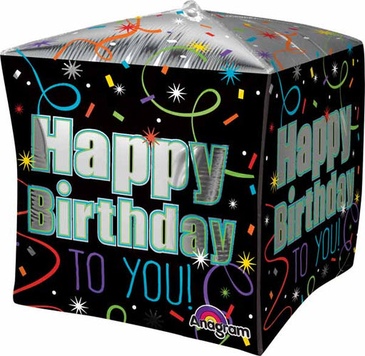 Brilliant Birthday Cubez Foil Balloon, 15 Inch